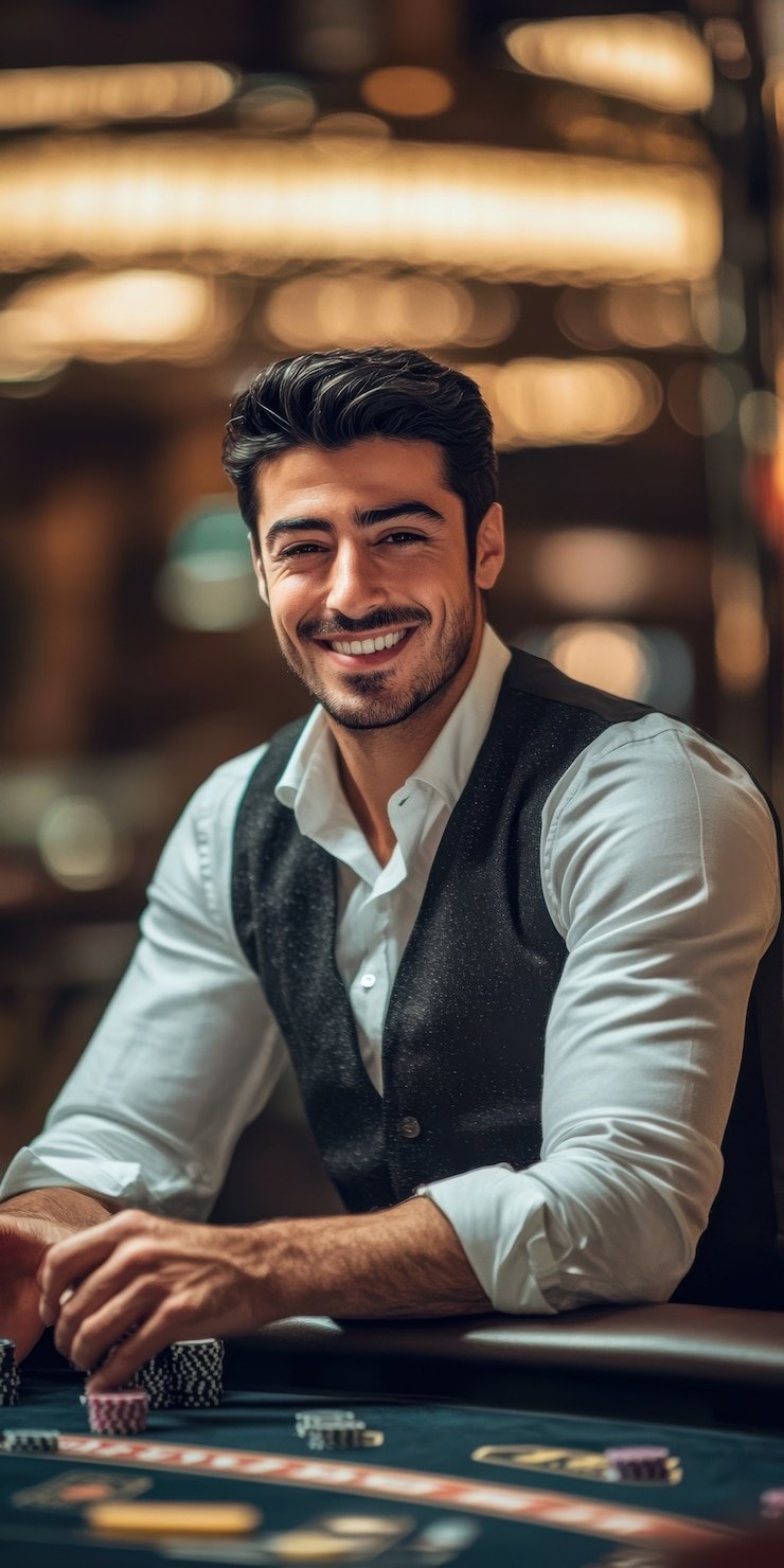 মোবাইলে লাইভ টেবিল গাইড পড়ার দৃশ্য